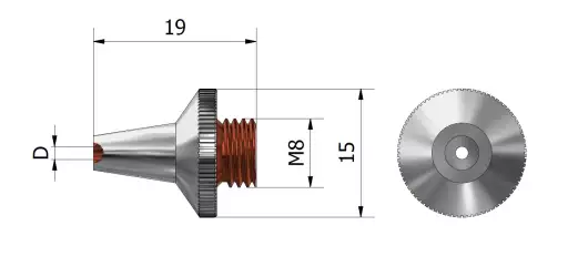 Product: 3D double nozzle 3.0 mm; M9