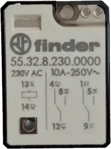 Product: Finder 55.32.8.230.0000 Przekaźnik DPDT 230V AC 10A Seria 55