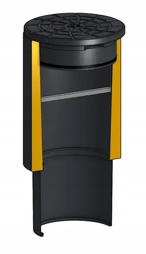 Produkt: Studnia wodomierzowa ST4 DN500 H1200 (bez wodomierza i przyłącza wodomierzo