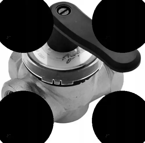 Product: Zawór obrotowy HRB3 PN10 20/ kVs=6,3 PN10, GW Rp 3/4 cala