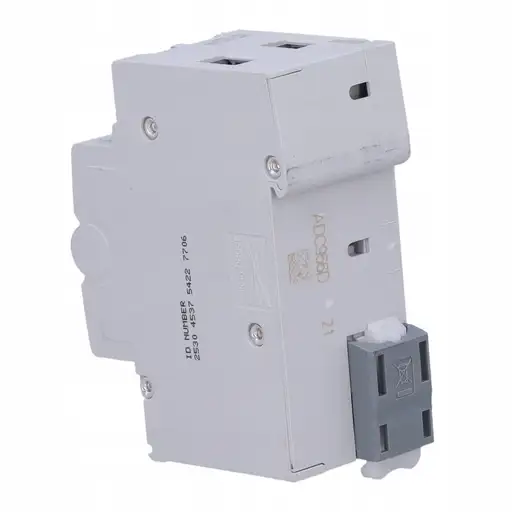 Product: Wyłącznik różnicowoprądowy z członem nadprądowym C/6KA, 16A, 30mA, 2 biegun