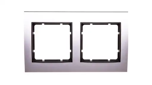 Produkt: Berker B.3 Ramka aluminium/antracyt podwójna 10123004