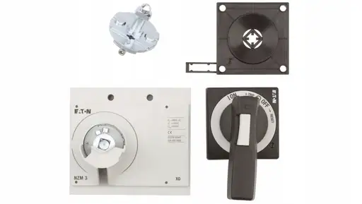 Product: Rękojeść drzwiowa z blokadą NZM3-XTVD