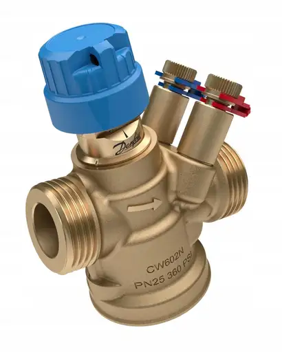 Product: Zawór regulacyjny niezależny od ciśnienia AB-QM, DN15 ze złączkami pomiarow