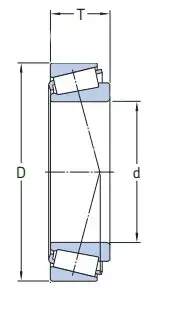 Product: 36690/3662 ZXY Łożysko 146,05x193,67x28,575