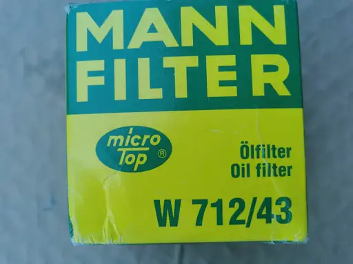 Product: MANN-FILTER FILTR OLEJU MAN, W 712/43