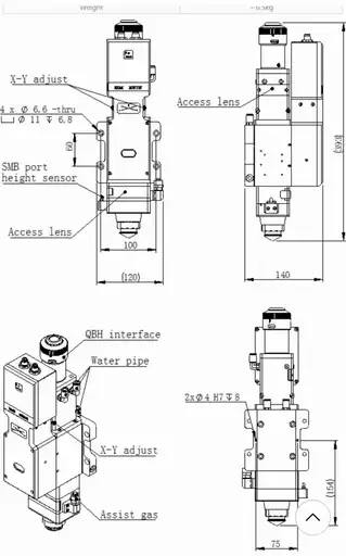 Product: Fiber laser head with autofocus BMH1100101
