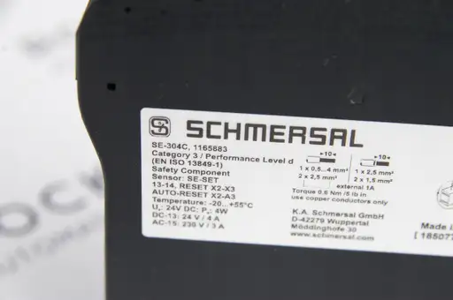Product: Schmersal SE-304C 1165883 Safety Module