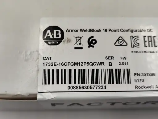 Product: 16-punktowy konfigurowalny QC Allen-Bradley 1732E-16CFGM12P5QCWR