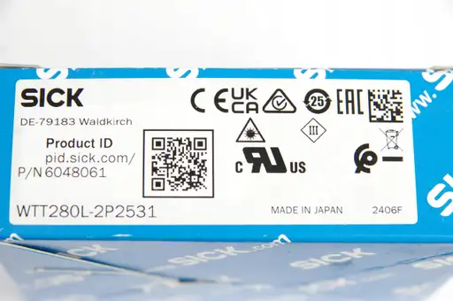 Product: Sick WTT280L-2P2531 6048061 Sensor