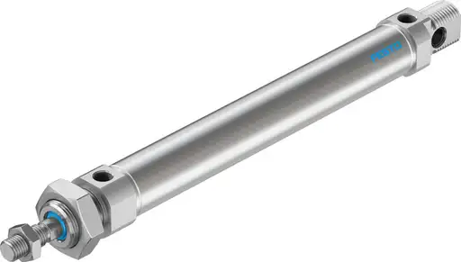 Product: Pneumatic cylinder head eVa v10.3 and v10.5, Ø 25 mm stroke 150 mm