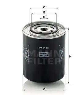 Product: Filtr oleju Mann-Filter W 713/18
