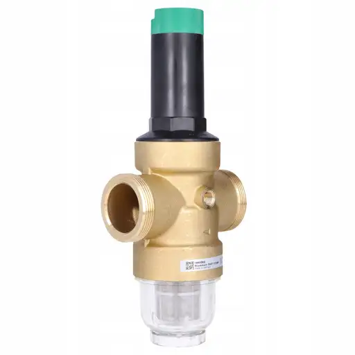 Product: Regulator ciśnienia, ze śrubunkami, 1 1/2 cala, z manometrem 0-10 bar