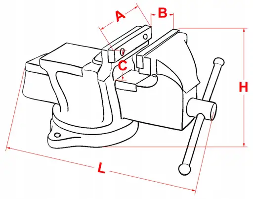 Product: IMADŁO OBROTOWE Z KOWADŁEM 150MM MAGNUM HD PROFI H