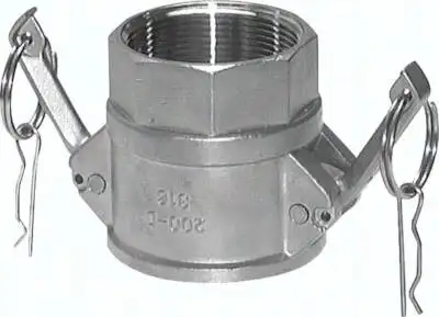 Produkt: Złącze Camlock, typ D, Rp 1 1/2" GW, 16 bar, AIR