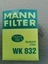 Product: Filtr paliwa Mann-Filter WK 832