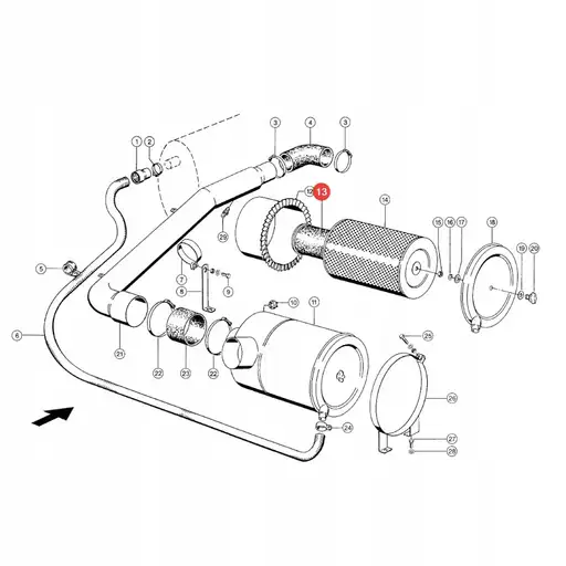 Product: Filtr powietrza wew. 072239.0 Donaldson P777551