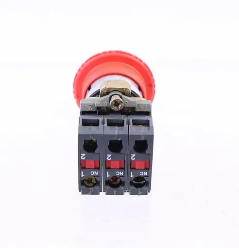 Product: TELEMECANIQUE 3x ZBE-102 ZBE102 RED EMEGRENCY PUSH BUTTON