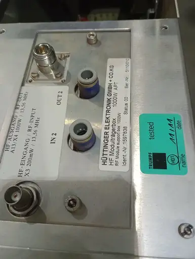 Product: HÜTTINGER ELEKTRONIK, RF-Driver-AMP Trumpf