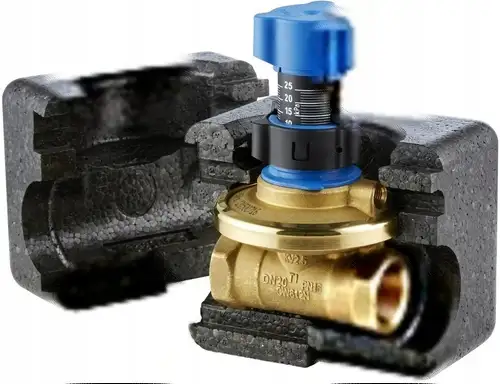 Product: Automatyczny zawór równoważący ASV-PV 5-25 kPa DN15, GW Rp 1/2 cala, z izol