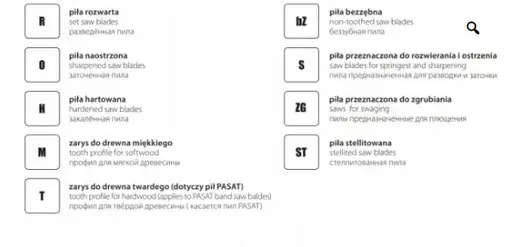 Prodotto: Piła taśmowa do drewna GROM 4810X35X0,9 ROH FENES