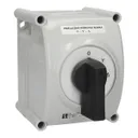 Product: Łącznik krzywkowy 63A, przełącznik zmiany kierunku obrotów L-0-P, w obudowi