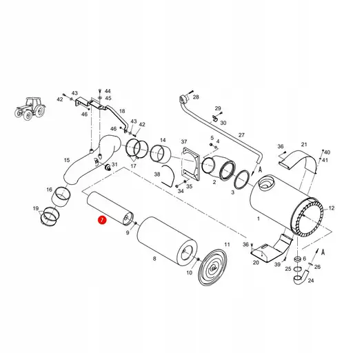 Product: FILTR POWIETRZA CLAAS DOMINATOR JOHN DEERE P776697