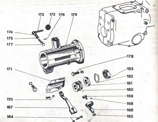 Product: Dźwignia sprzęgła MF70