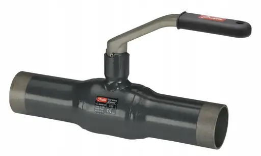 Product: Zawór kulowy JIP z końcówkami do wspawania, PN40, DN50
