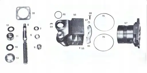 Product: Podkładka korpusów skrętu TV521