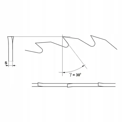 Prodotto: Globus Piła do drewna HSS 400x30x36Z / Cięcie wzdłuż