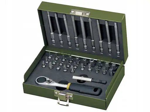 Product: PROXXON 23109 Bit set with ratchet 36 parts
