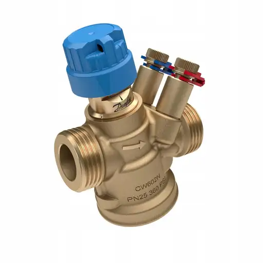 Product: Zawór regulacyjny niezależny od ciśnienia AB-QM, DN15 ze złączkami pomiarow