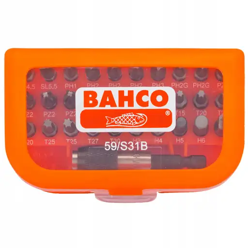 Produkt: ZESTAW BITÓW DO WKRĘTARKI 31 SZT BAHCO 59/S31B