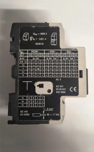 Product: WYŁĄCZNIK SILNIKOWY MOELLER PKZM0-0,63 0,4-0,63A