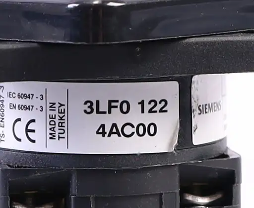Product: SIEMENS 3LF0122-4AC00 3LF01224AC99