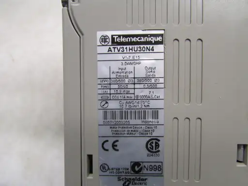 Product: Falownik TELEMECANQUE ALTIVAR 31 ATV31HU30N4 3 kw SCHNEIDER