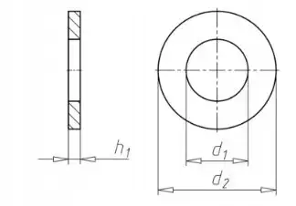 Product: Podkładka płaska Bossard M12 ISO 7093-1 stal 200 HV