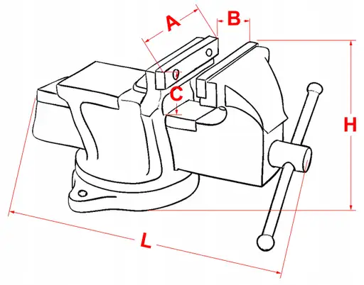 Product: IMADŁO OBROTOWE Z KOWADŁEM 200MM MAGNUM HD PROFI H