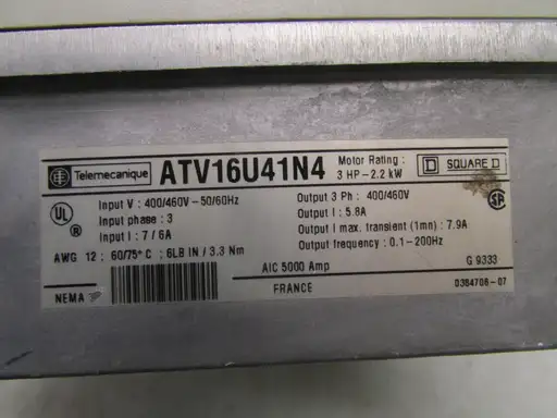 Product: Falownik TELEMECANQUE ATV16U41N4 1,5 kw