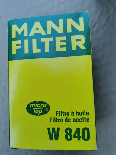 Product: Filtr oleju Mann-Filter W 840