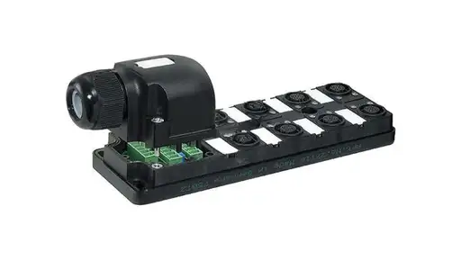 Product: MURR-27775 Centralka połączeniowa 8xM12 5-PIN 24VDC 4A/kanał IP67