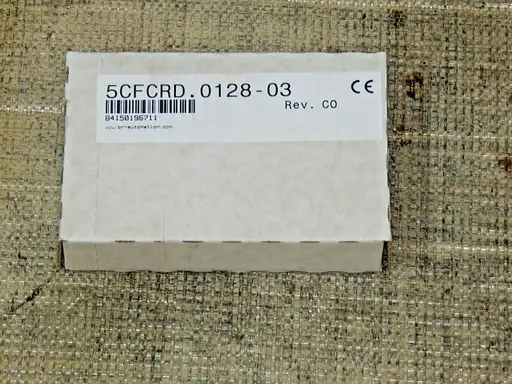 Prodotto: B&R 5CFCRD.0128-03 Compact Flash Card 128MB Rev.C0