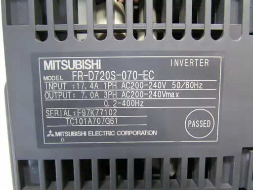 Product: Falownik MITSUBISHI D700 INVERTER FR-D720S-070-EC 1,5 kw