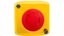 Produkt: Stacja sterująca z czerwonym przyciskiem grzybkowym 40 żółta 2 NC obrót