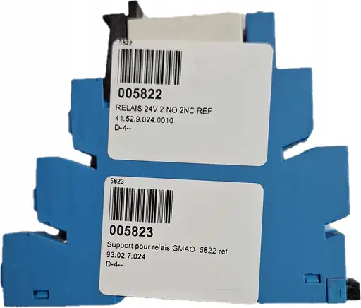 Product: Przekaźnik Finder 41.52.9.024 + Gniazdo 93.02.7.024, 24V DC, 8A