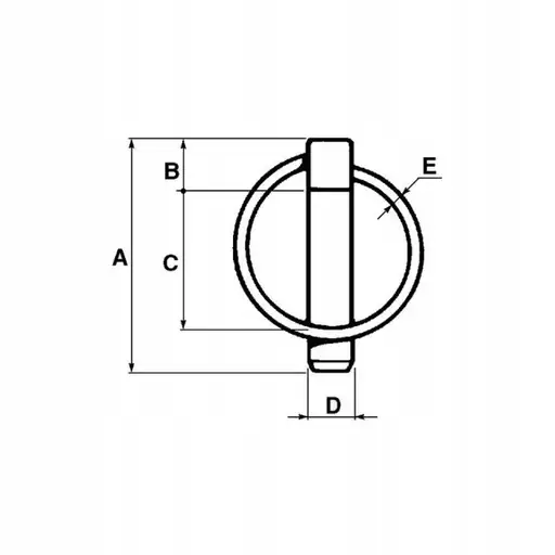 Product: Zawleczki zatrzaskowe 11mm pasujące do Massey Ferguson 50szt