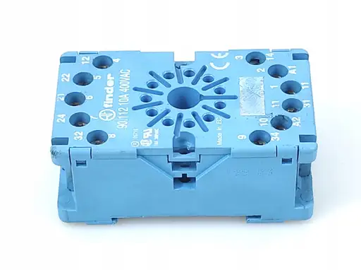 Product: FINDER 90.112 GNIAZDO DO PRZEKAŹNIKA 10A 400VAC