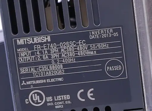 Product: MITSUBISHI FR-E740-026SC-EC + FR-A7NC + FFR MSH 040 8A RF1