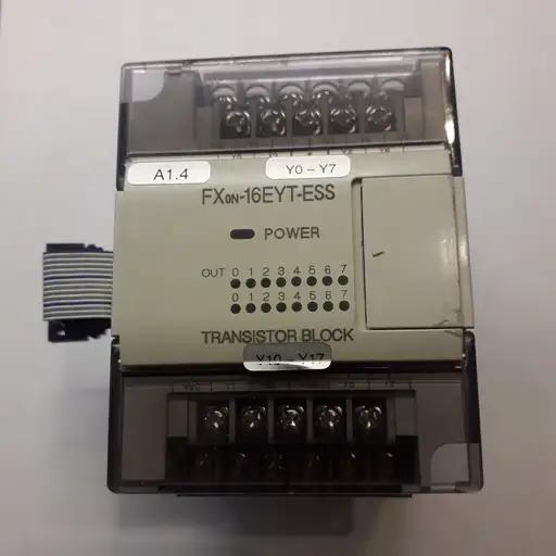 Product: MITSUBISHI FXON-16EYT-ESS/UL TRANSISTOR BLOCK PROGRAMMABLE CONTROLLER